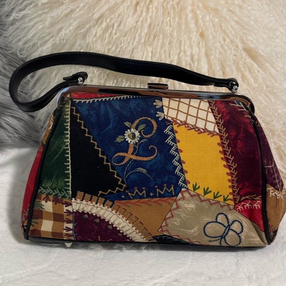 Isabella Fion Purse Lady With umbrella
Embroidered Multicolor Women's Bag - Picture 3 of 14